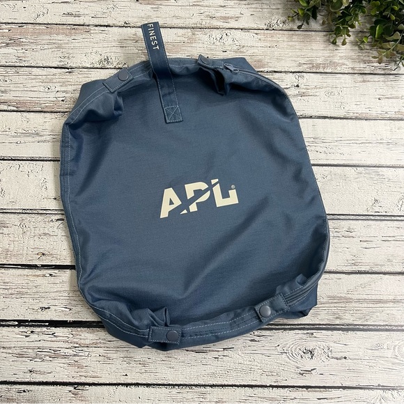 APL Packable Shoe Bag Light Blue Travel Gym Bag - Picture 5 of 8